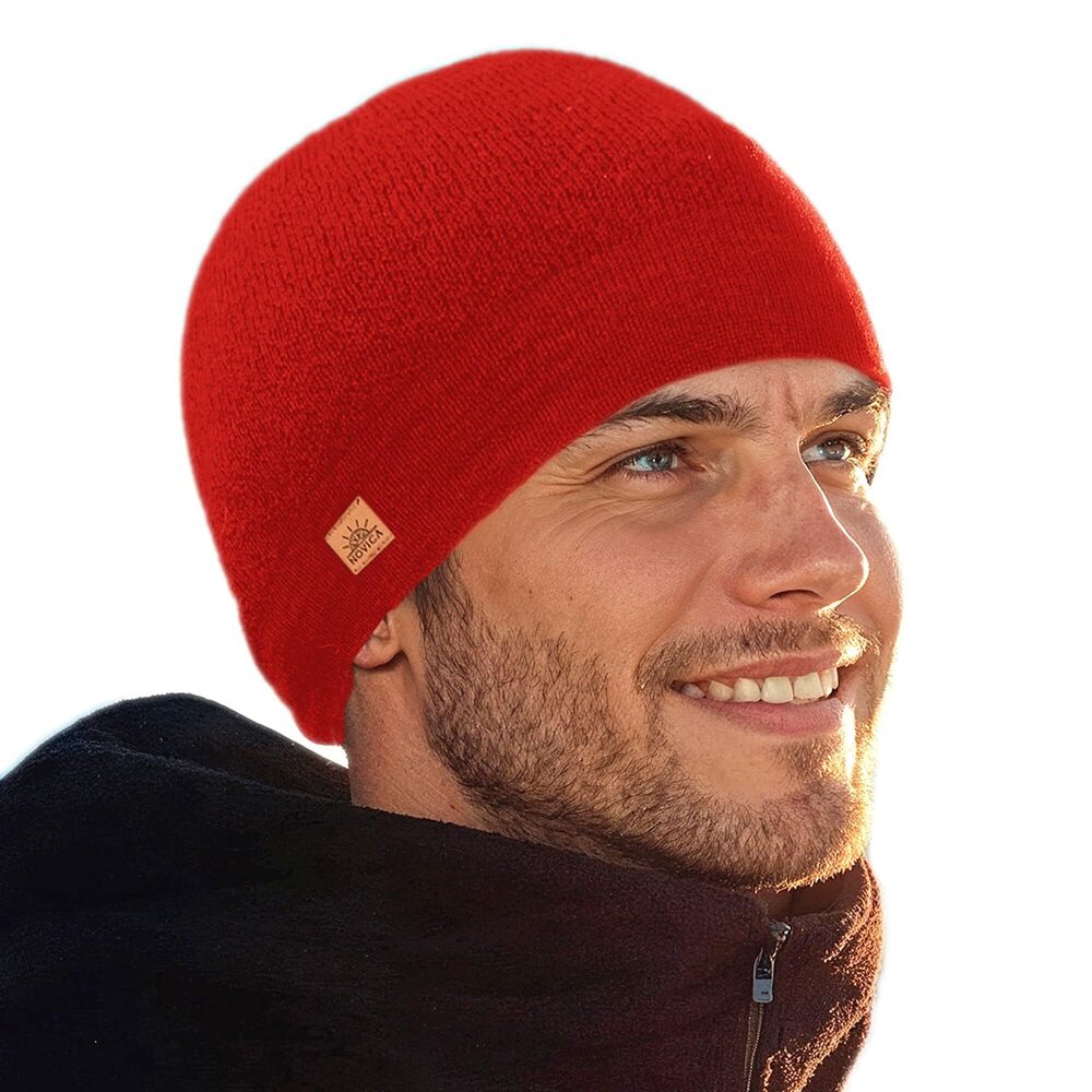 1390 Alpaca Blend Knit hat, 'Crimson Minds'